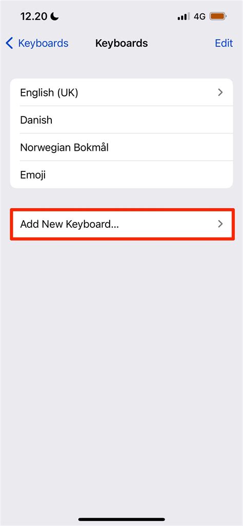 how to make your own language keyboard on iphone