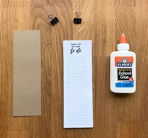 how to make your own notepad glue