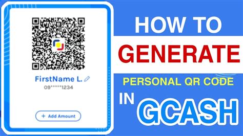 how to make your own qr code in gcash