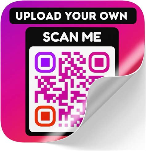 how to make your own qr code sticker
