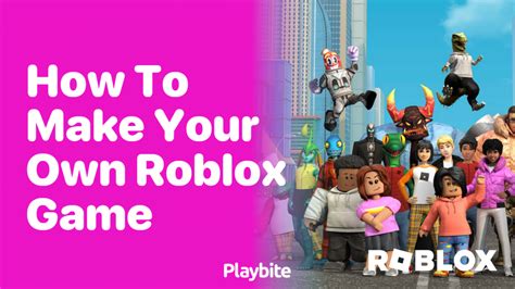 how to make your own roblox game on ps4