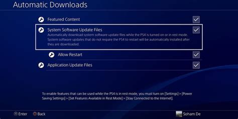 how to make your ps4 update games while in rest mode
