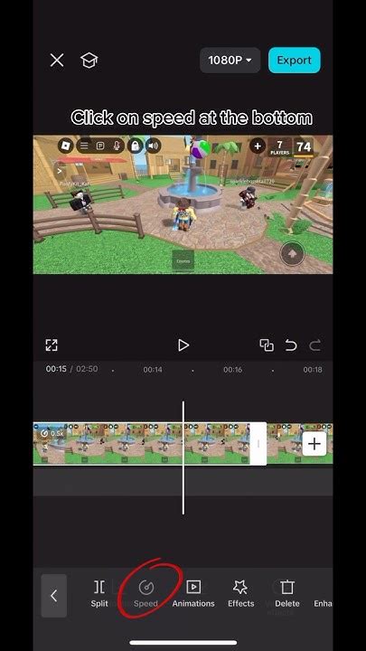 how to make your video faster in capcut