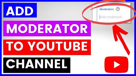 how to make youtube moderator