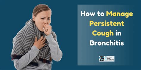 how to manage persistent cough