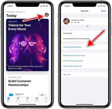 how to manage subscriptions in apple app store