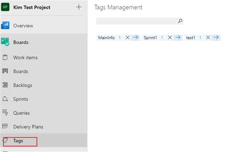 how to manage tags in azure devops