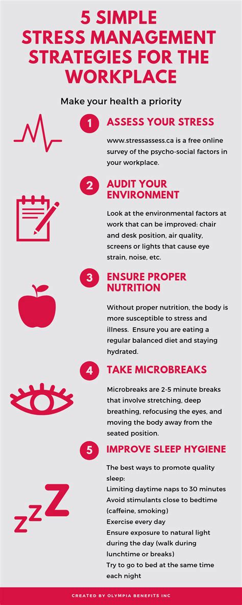 how to manage workplace stress in five simple steps