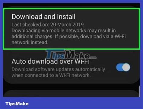 how to manually update android phone