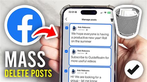 how to mass delete posts on facebook group