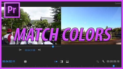 how to match color correction in premiere