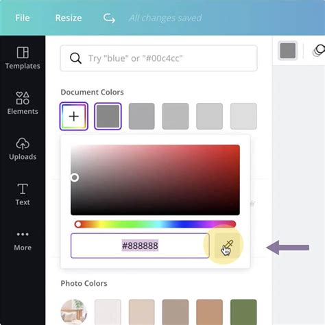 how to match in canva
