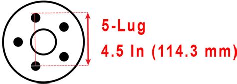 how to measure 5x114.3 bolt pattern