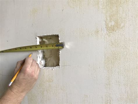 how to measure drywall patch