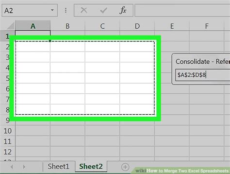 how to merge spreadsheets in excel