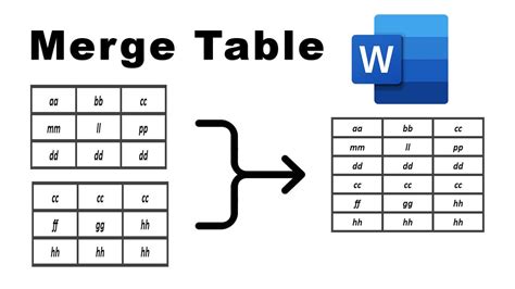 how to merge table in word mac