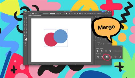 how to merge two images in illustrator