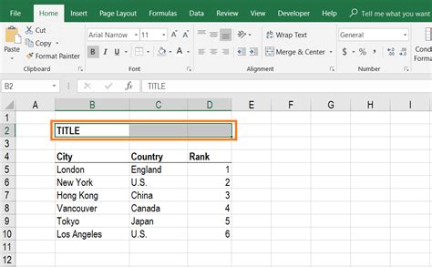 how to merge two rows in one cell in excel