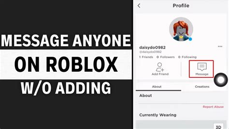 how to message someone on roblox 2025