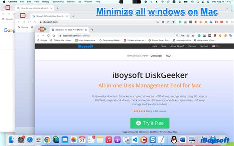 how to minimize window on mac with keyboard