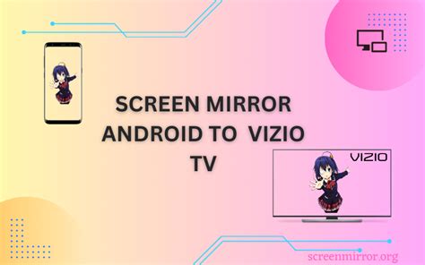 how to mirror android to vizio smart tv