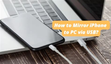 how to mirror iphone to macbook with usb