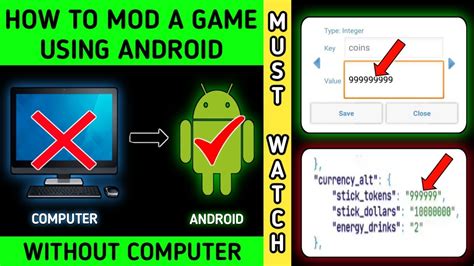 how to mod a game on android
