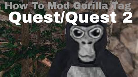 how to mod gorilla tag on quest