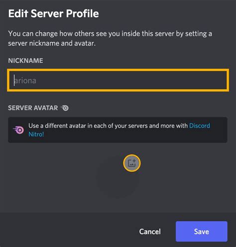how to modify discord server