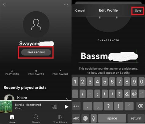 how to modify spotify account