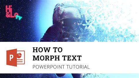 how to morph text in powerpoint