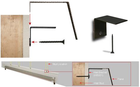 how to mount a bracket on the wall