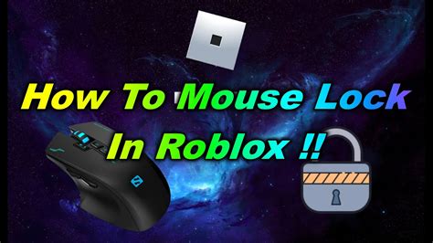 how to mouse lock on roblox pc