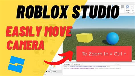 how to move camera in roblox studio