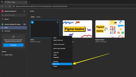 how to move files in figma