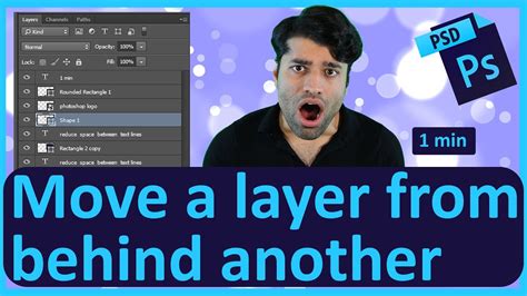how to move image from one layer to another in photoshop