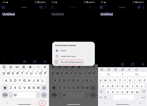 how to move keyboard on android phone
