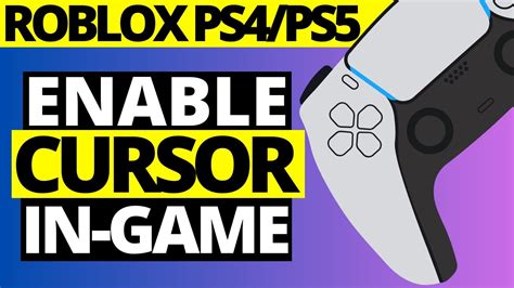 how to move mouse in roblox ps5