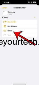 how to move notes to another iphone