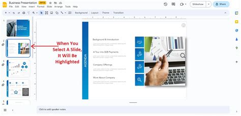 how to move slides on google slides