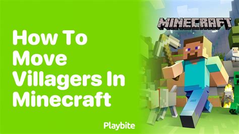 how to move villagers in minecraft java