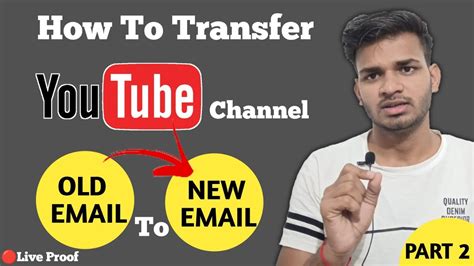 how to move youtube account to another email