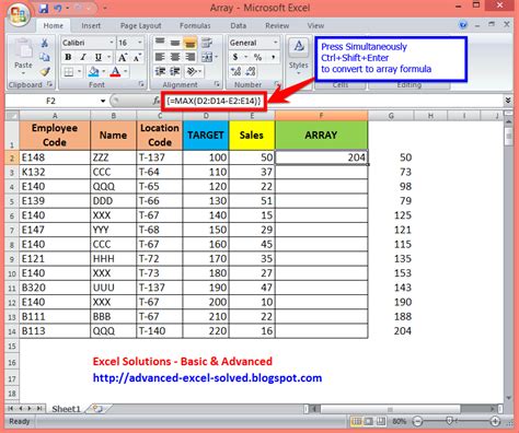 how to multiple arrays in excel