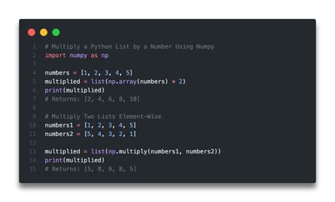 how to multiply two list values in python