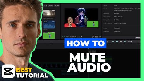 how to mute audio in capcut