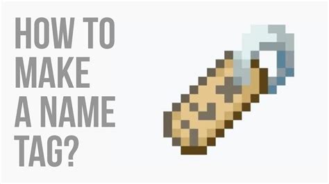 how to name a dog with a name tag in minecraft