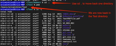 how to navigate to a directory in linux terminal