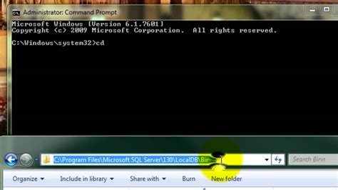 how to navigate to folder in cmd