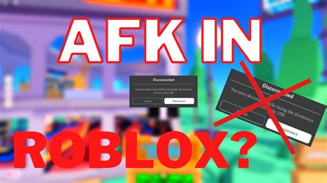 how to not get idle kicked in roblox mobile