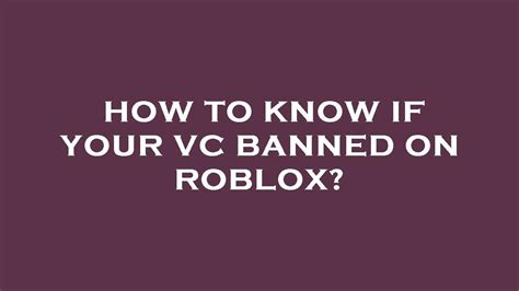 how to not get warnings on roblox vc